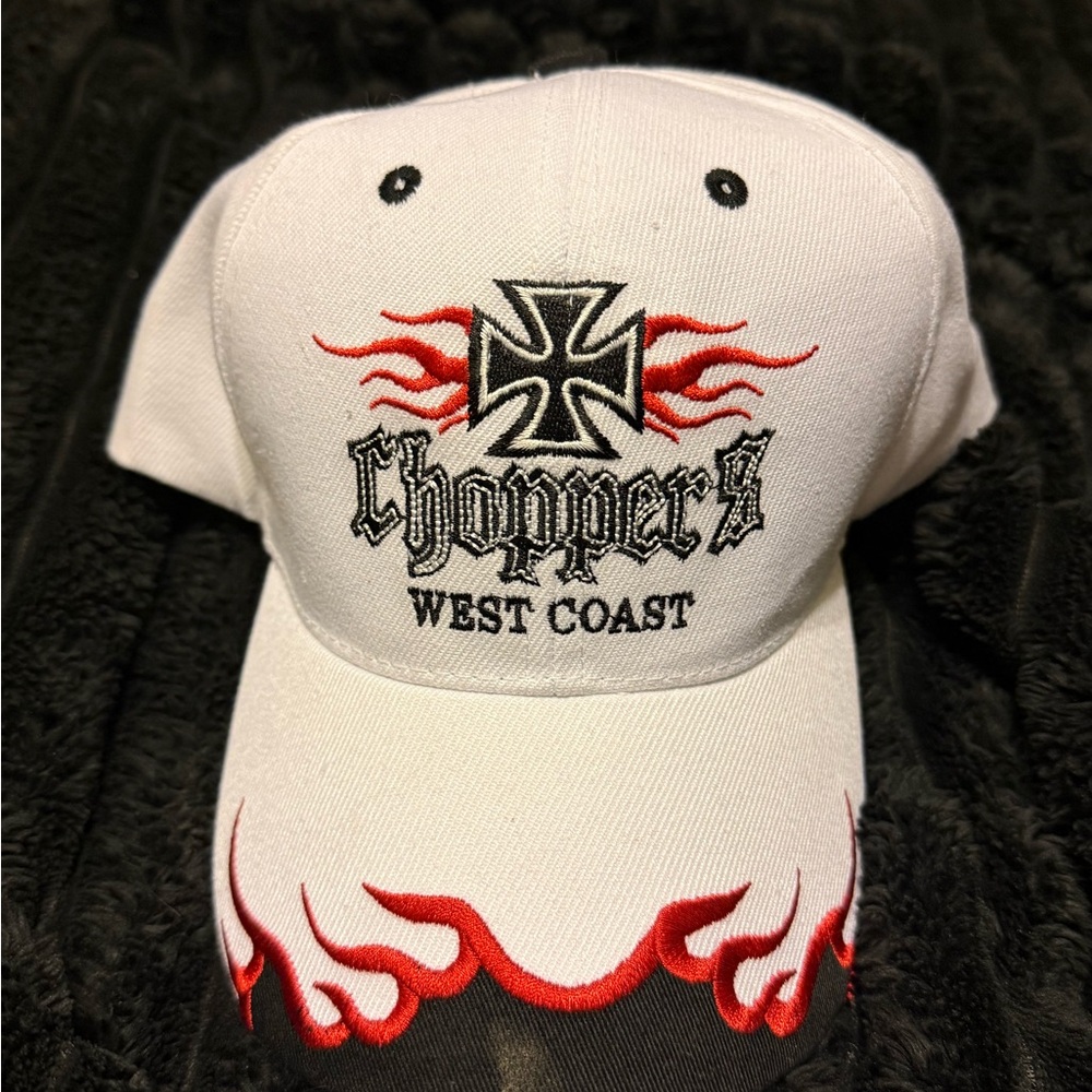Chopper West Coast White and Red Hat